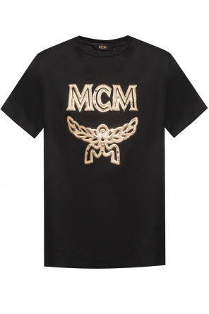 T-shirt with a printed logo, zdjęcie 1 T-shirt with a printed logo od MCM
